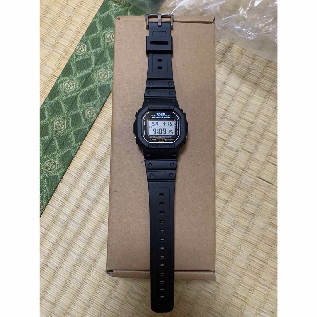 DW-5600系　ベルベゼ　ベゼル　ベルト　ブラック　黒　ELスピード メンズの時計(ラバーベルト)の商品写真