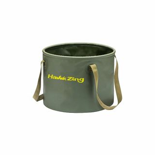 【色: グリーン】Hawk Zing サイト直営店折畳式バケツ キャンプ用20L(その他)