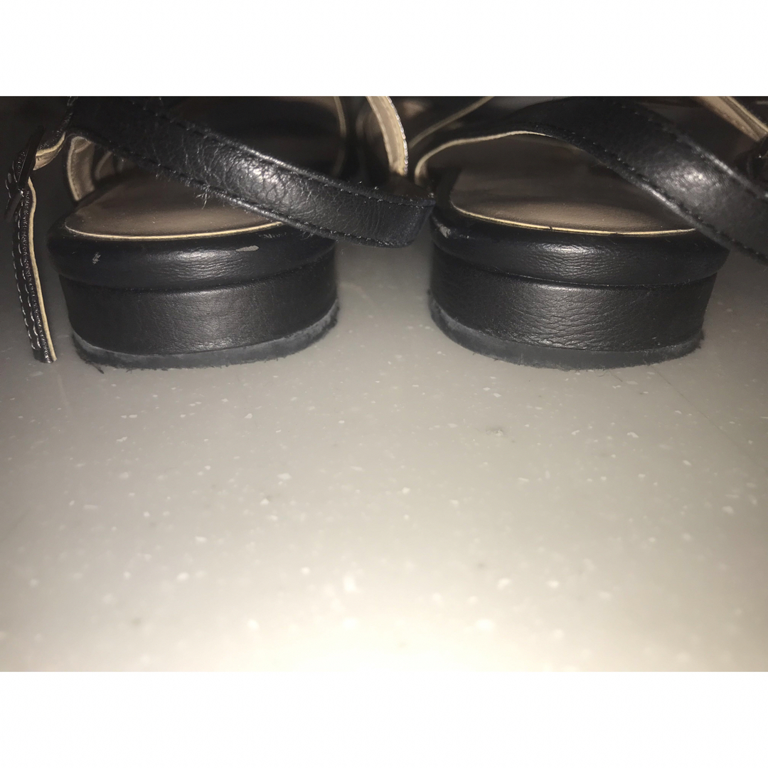 DIANA(ダイアナ)のDAIANA サンダル　サイズ24cm 黒 レディースの靴/シューズ(サンダル)の商品写真