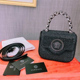 ヴェルサーチ(VERSACE)の新品未使用　VERSACEヴェルサーチ　クリスタル　バッグ　チェーン　ショルダー(ショルダーバッグ)