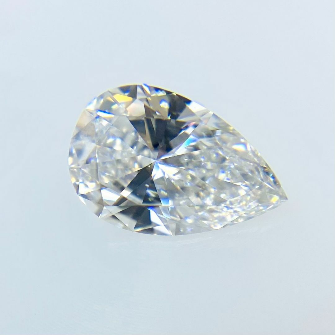 ファンシーカット/ペアシェイプ！ Dカラー IF/0.51ct/RT1362 レディースのアクセサリー(その他)の商品写真