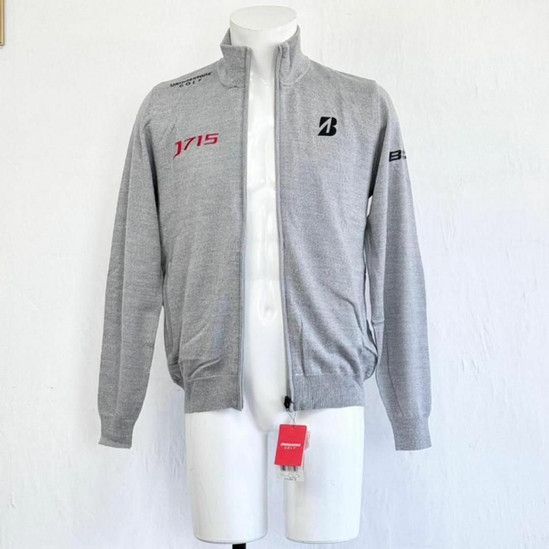 新品　ゴルフウエア ベーシックシルエット セーター グレー L