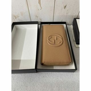 グッチ(Gucci)のGUCCI ソーホーラウンドファスナー長財布(財布)