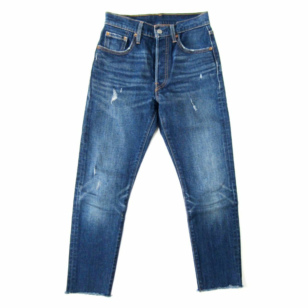 Levi's(リーバイス)のLevi'sリーバイス501S▼テーパードデニム▼ダメージ加工▼24▼W約70㎝ レディースのパンツ(デニム/ジーンズ)の商品写真