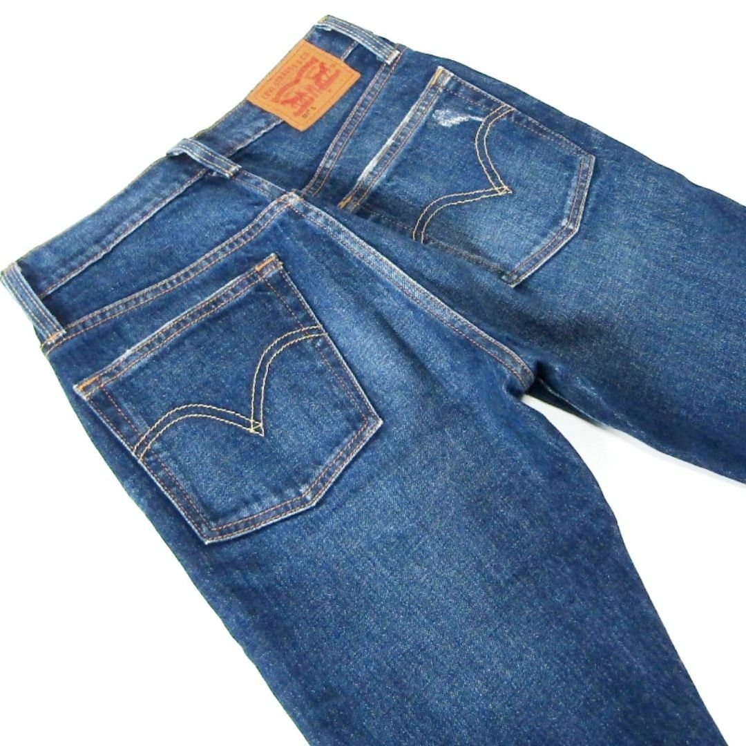 Levi's(リーバイス)のLevi'sリーバイス501S▼テーパードデニム▼ダメージ加工▼24▼W約70㎝ レディースのパンツ(デニム/ジーンズ)の商品写真