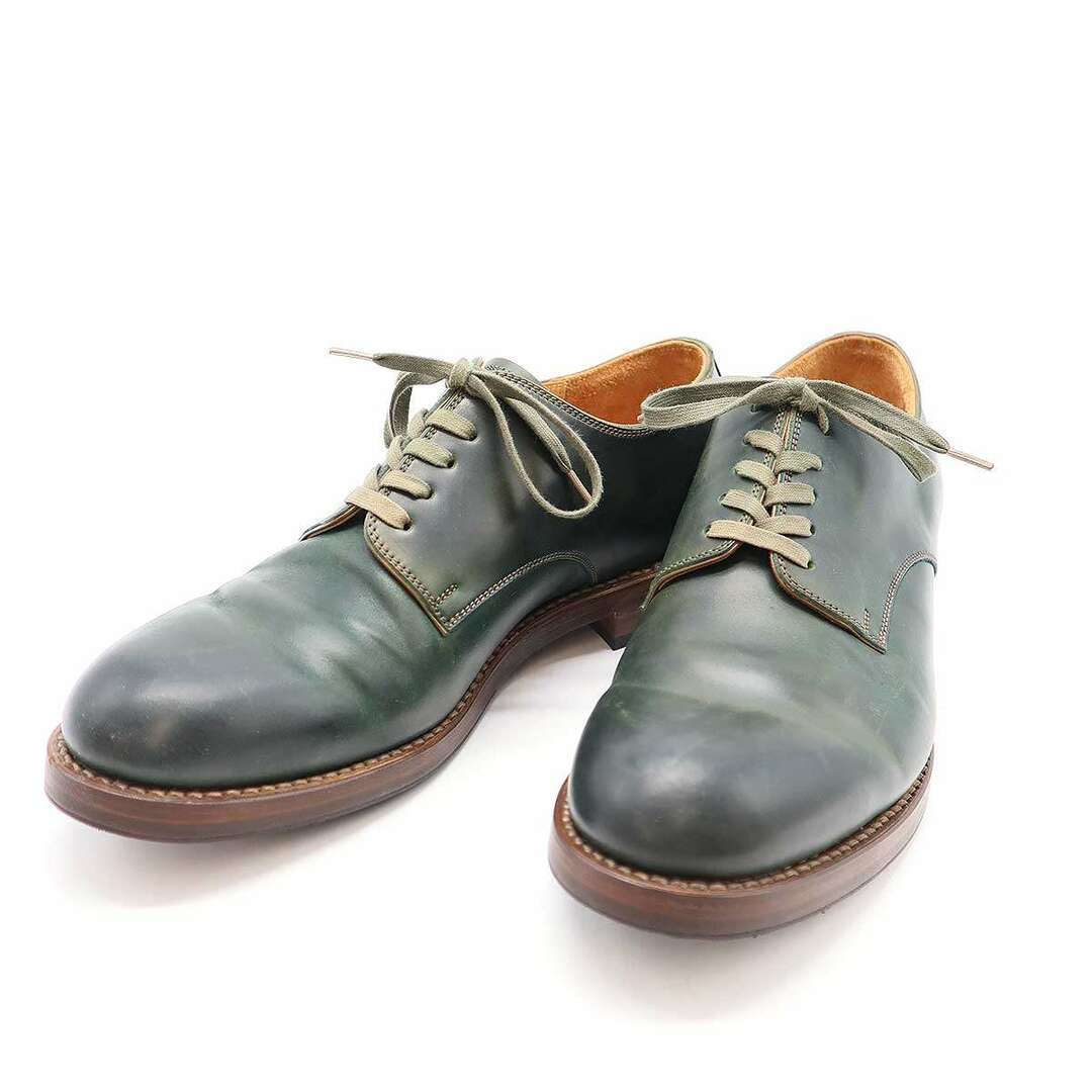 MOTO モト CORDOVAN PLAIN TOE SHOES コードバンプレーントゥシューズ グリーン系 2 2100 メンズの靴/シューズ(その他)の商品写真