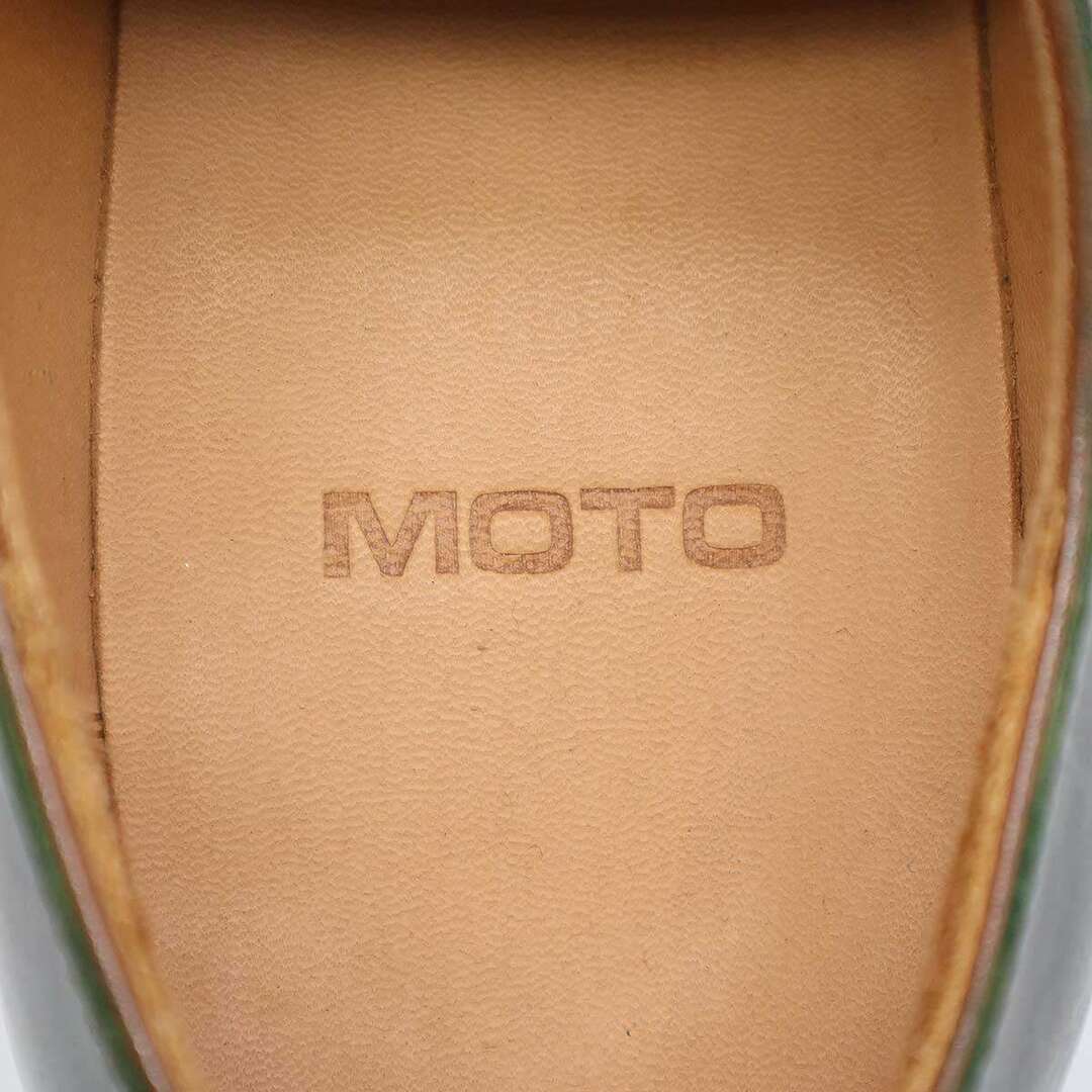 MOTO モト CORDOVAN PLAIN TOE SHOES コードバンプレーントゥシューズ グリーン系 2 2100 メンズの靴/シューズ(その他)の商品写真