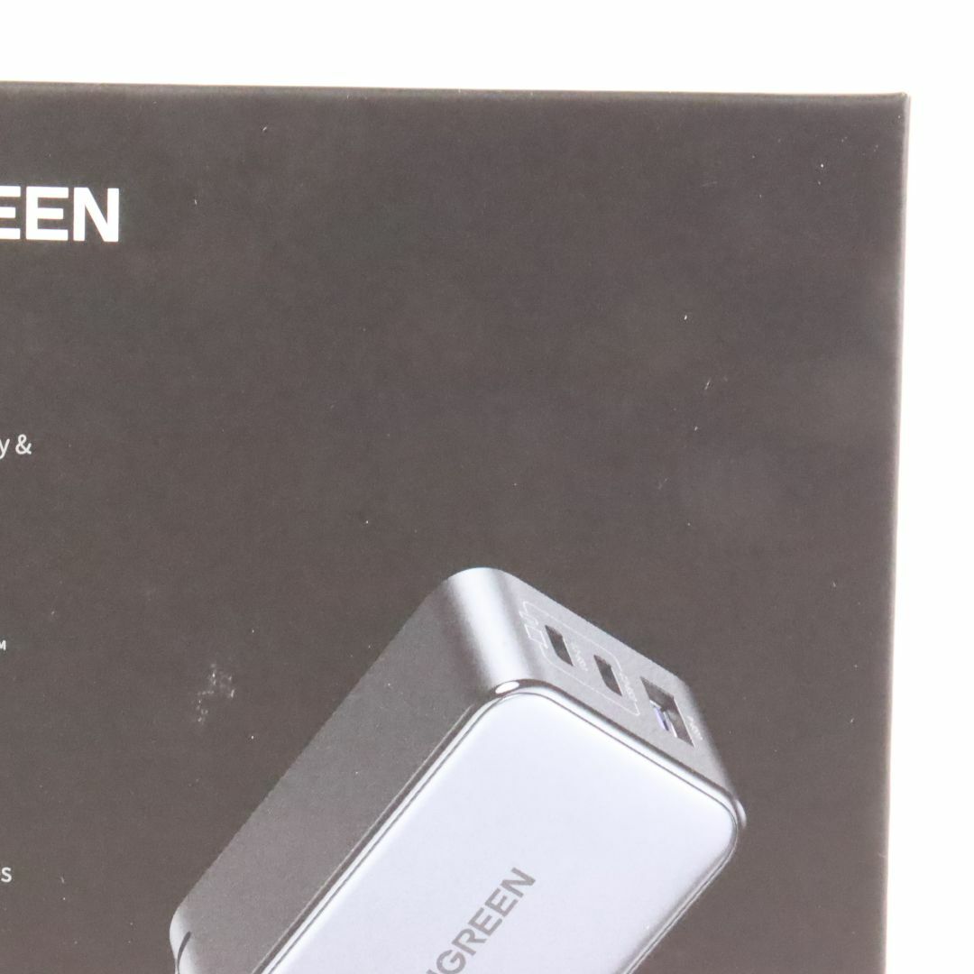 UGREEN(ユーグリーン)のUGREEN　ユーグリーン 65W USB-C充電器 PD 充電器 GaN 65W 充電器 3ポート スマホ/家電/カメラのスマートフォン/携帯電話(バッテリー/充電器)の商品写真