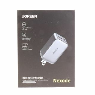 ユーグリーン(UGREEN)のUGREEN　ユーグリーン 65W USB-C充電器 PD 充電器 GaN 65W 充電器 3ポート(バッテリー/充電器)