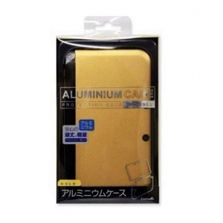 Cantabile CA-3DLAC-GD 3DSLL用アルミケース ゴールド(携帯用ゲーム機本体)