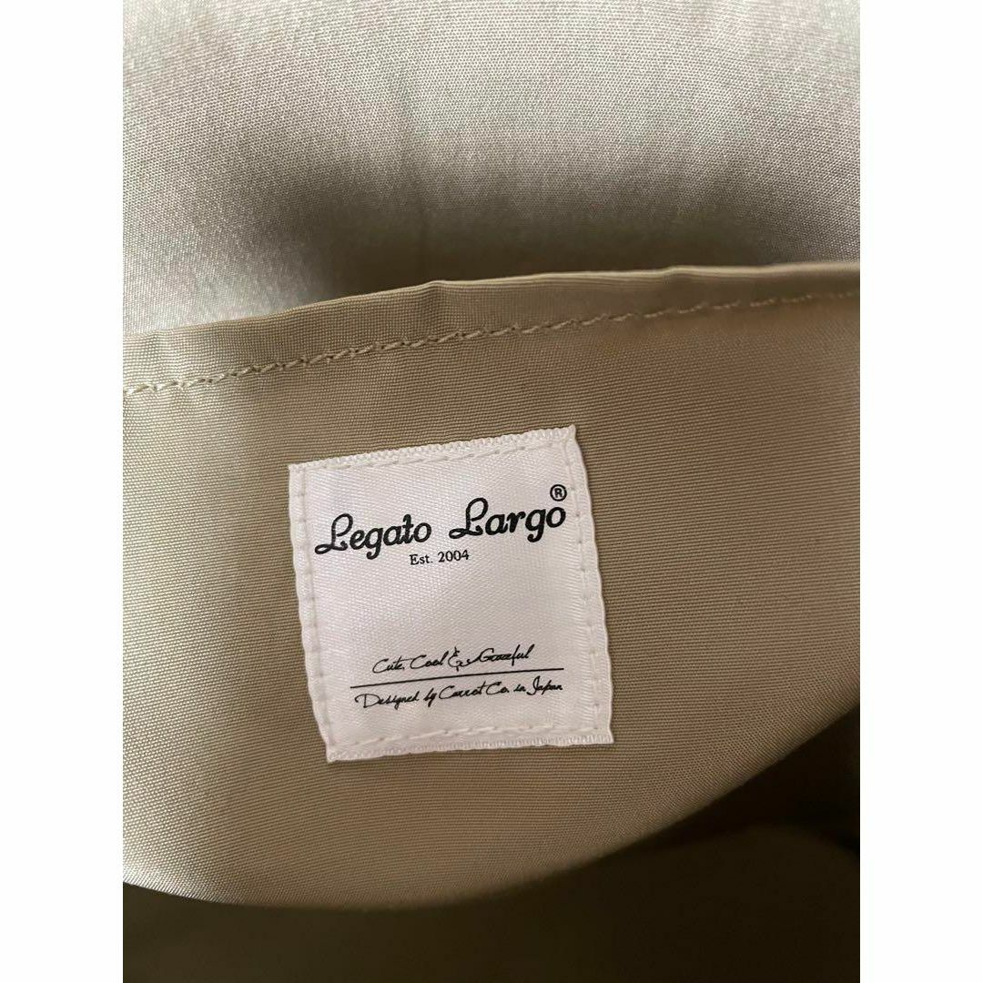 Legato Largo(レガートラルゴ)のLegato Largo レガートラルゴ　撥水加工　微光沢　リュックサック レディースのバッグ(リュック/バックパック)の商品写真