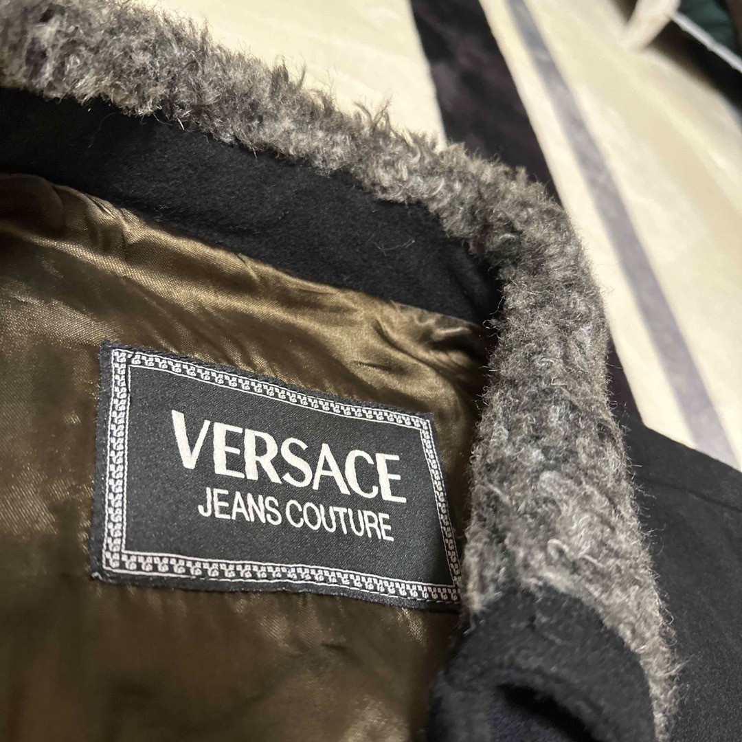 VERSACE(ヴェルサーチ)のversace ヴェルサーチ クチュール コート 高級　M メンズのジャケット/アウター(ピーコート)の商品写真