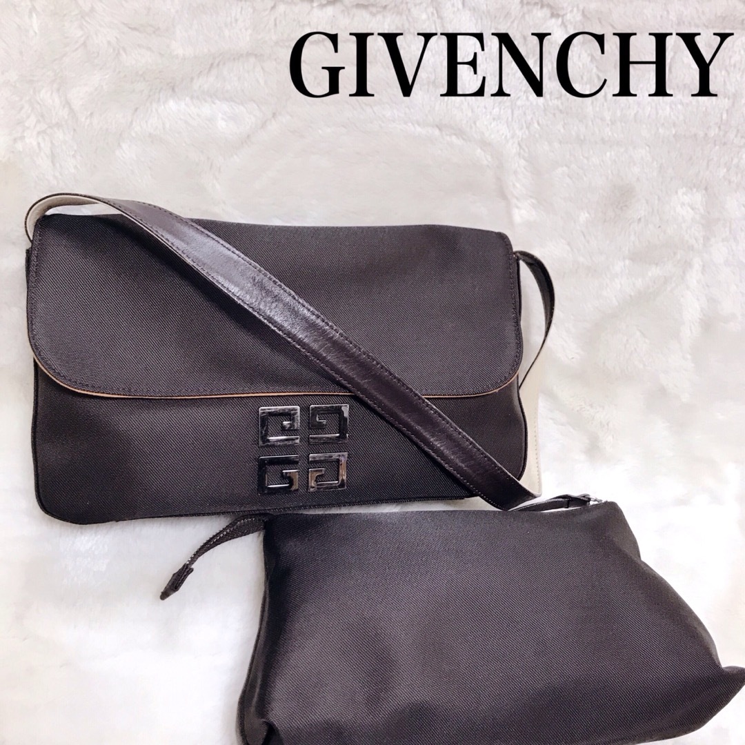 GIVENCHY(ジバンシィ)の極美品 GIVENCHY 4G ロゴ ハンドバッグ アクセサリーポーチ 付き レディースのバッグ(ハンドバッグ)の商品写真