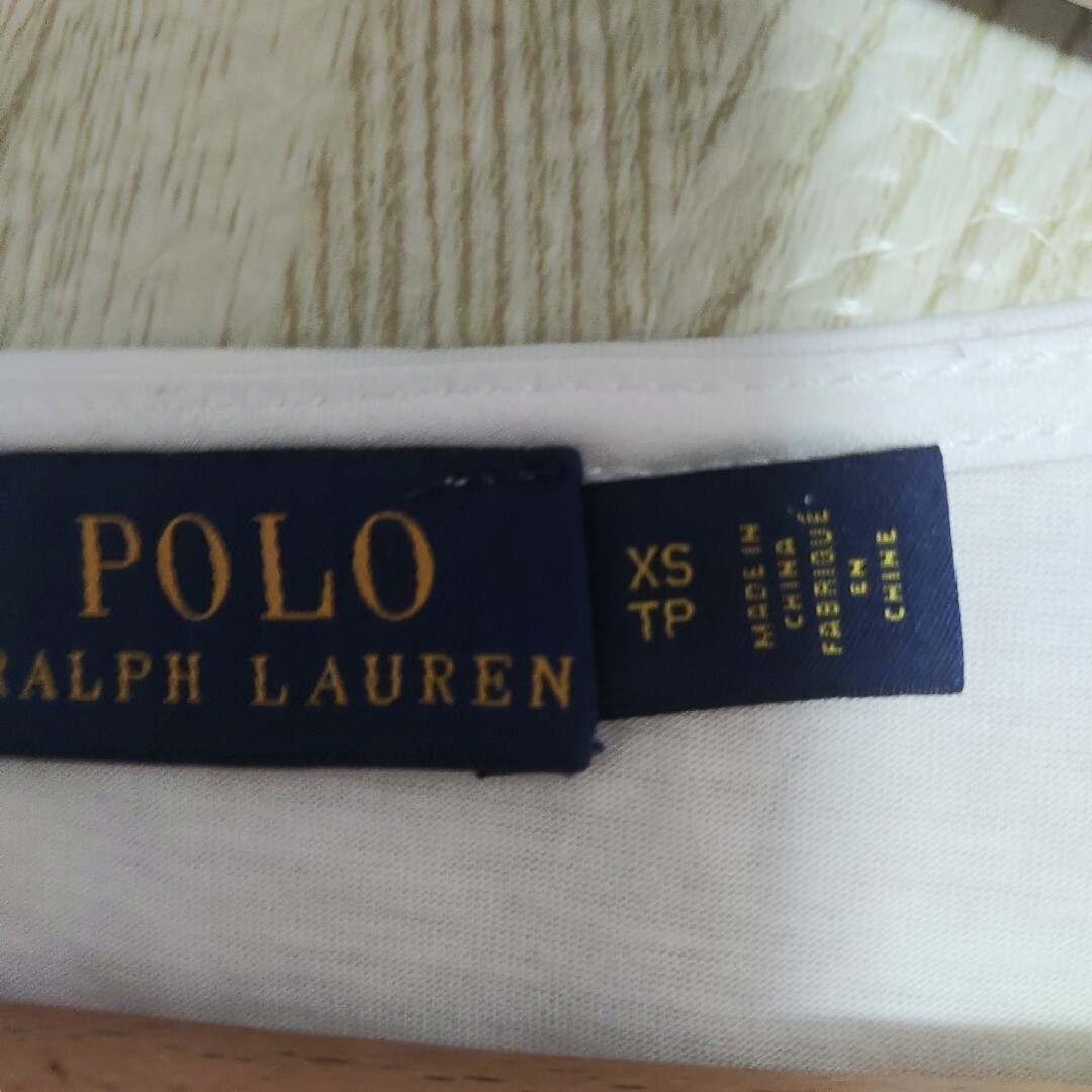 POLO RALPH LAUREN(ポロラルフローレン)の【POLO RALPHLAUREN ラルフローレン】フリル袖　シャツ　XSサイズ レディースのトップス(Tシャツ(半袖/袖なし))の商品写真