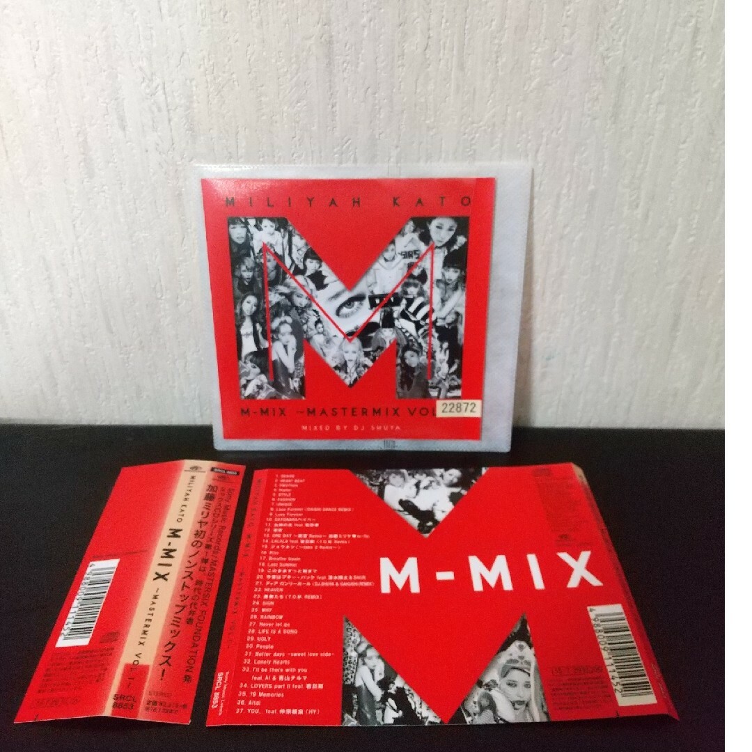 加藤ミリヤ『M-MIX〜MASTERMIX Vol.1〜』青山テルマ 湘南乃風 エンタメ/ホビーのCD(ポップス/ロック(邦楽))の商品写真