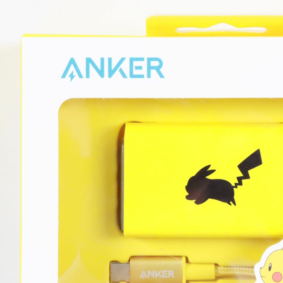 Anker(アンカー)のAnker アンカー  USB急速充電器 65W ピカチュウモデル USB PD 充電器 USB-A & USB-C 3ポート スマホ/家電/カメラのスマートフォン/携帯電話(バッテリー/充電器)の商品写真