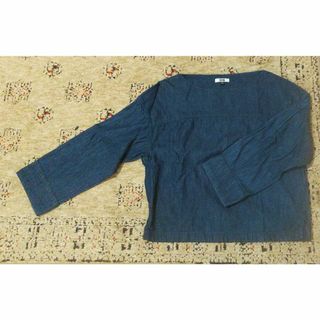 ユニクロ(UNIQLO)のUNIQLO ユニクロ　ボートネックブラウス(カットソー(長袖/七分))