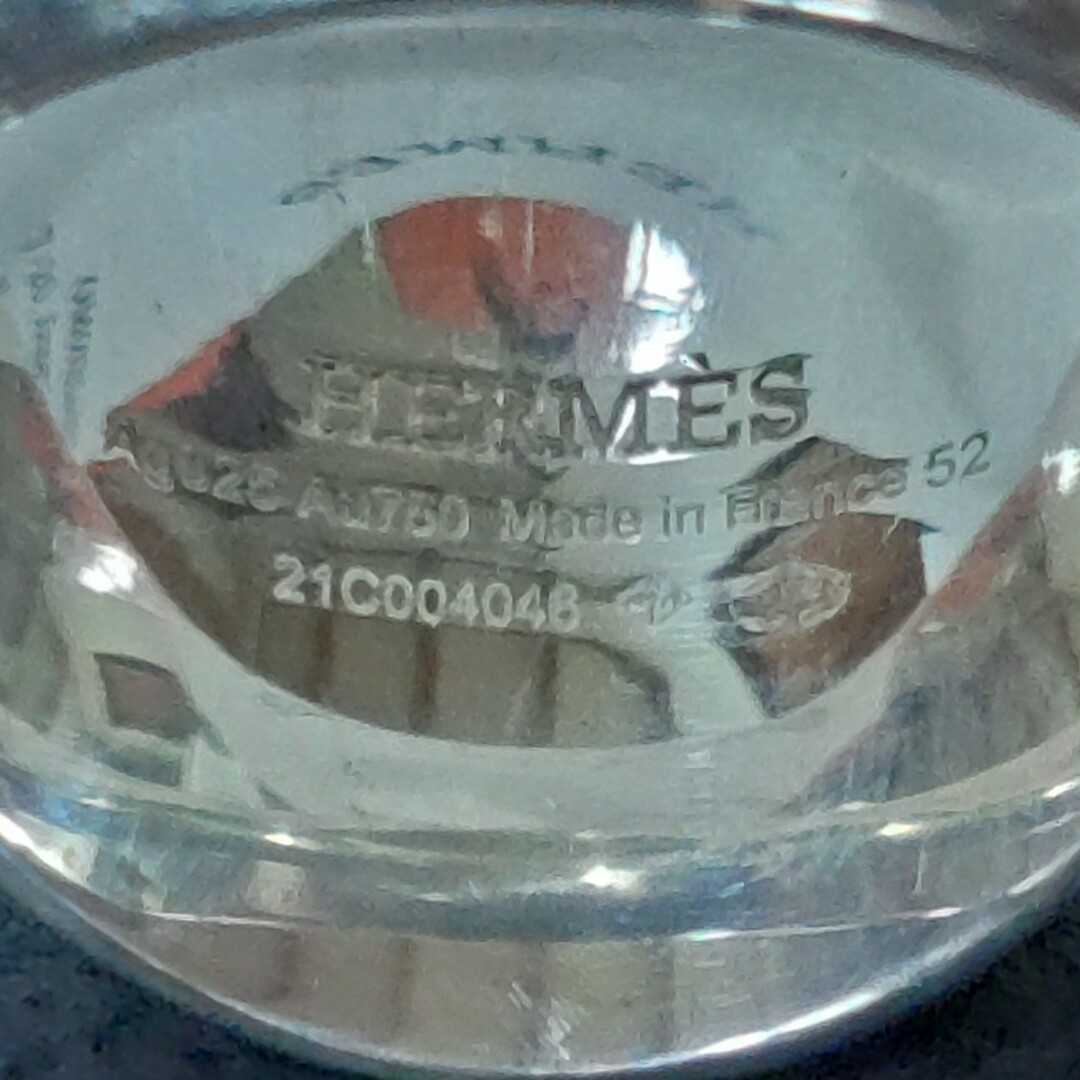 Hermes(エルメス)の❤️エルメスAu750/925♥️12号2021/7.エルメス支店レシートあり。 レディースのアクセサリー(リング(指輪))の商品写真