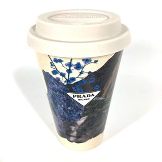 PRADA - プラダ PRADA ウォーターボトル ノベルティ 登山デザイン コップ カップ タンブラー プラスチック ブルー 未使用