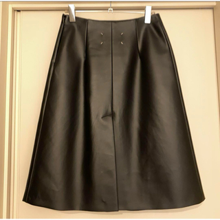 マルタンマルジェラ(Maison Martin Margiela)のmaison margiela メゾンマルジェラ デザインスカート　サイズ36(ひざ丈スカート)
