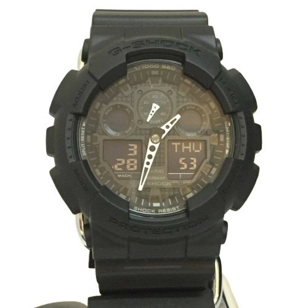 G-SHOCK(ジーショック)のG-SHOCK カシオ GA-100-1A1ER 腕時計 海外モデル ブラック 黒 タグ付 未使用 メンズの時計(腕時計(アナログ))の商品写真