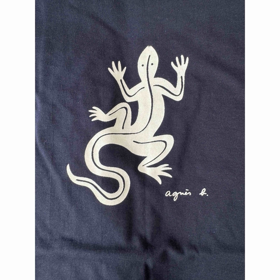 agnes b.(アニエスベー)のアニエスベー Tシャツ SF64 TS レザール ネイビー メンズSサイズ メンズのトップス(シャツ)の商品写真
