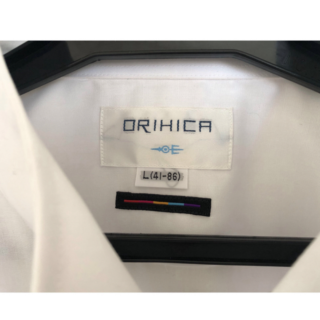 ORIHICA(オリヒカ)の【美品】ウィングカラーシャツLサイズ メンズのトップス(シャツ)の商品写真