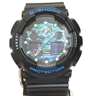 ジーショック(G-SHOCK)のG-SHOCK カシオ 腕時計 GA-100CB アナデジ クォーツ ブラック 美品 メンズ(腕時計(アナログ))