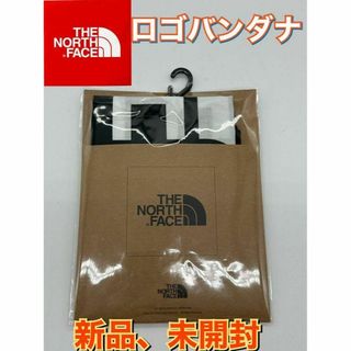 ザノースフェイス(THE NORTH FACE)の新品 ノースフェイス TNF ロゴ バンダナ NN22000ブラック(バンダナ/スカーフ)