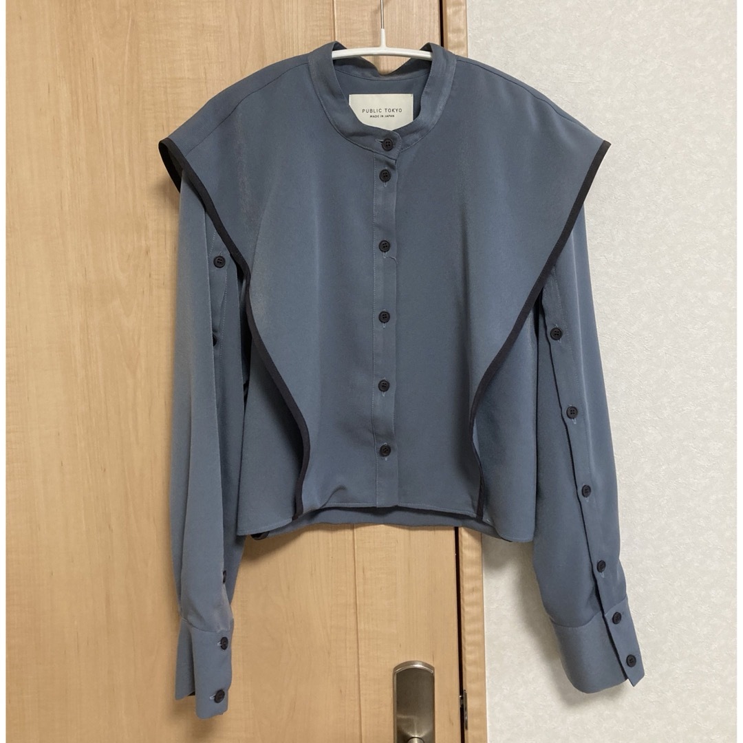 PUBLIC TOKYO レイヤードシャツワンピース レディースのトップス(シャツ/ブラウス(長袖/七分))の商品写真