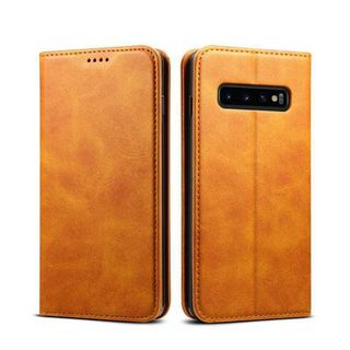 galaxy 手帳型カバー galaxys10ケース マグネット pu レザー(Androidケース)