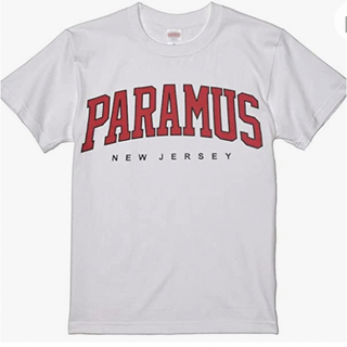 男女兼用PARAMUS パラマス　パラマスカレッジロゴTシャツ/ホワイト(Tシャツ/カットソー(半袖/袖なし))