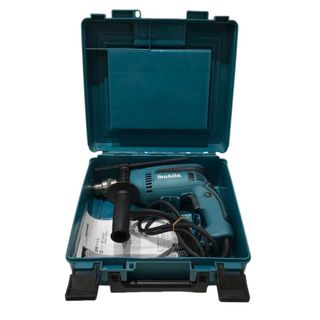 マキタ(Makita)のmakita マキタ 16mm震動ドリル HP1640FK 稼働品 ケース付 マキタブルー ドリル 工具 【美品】 22403K490(その他)