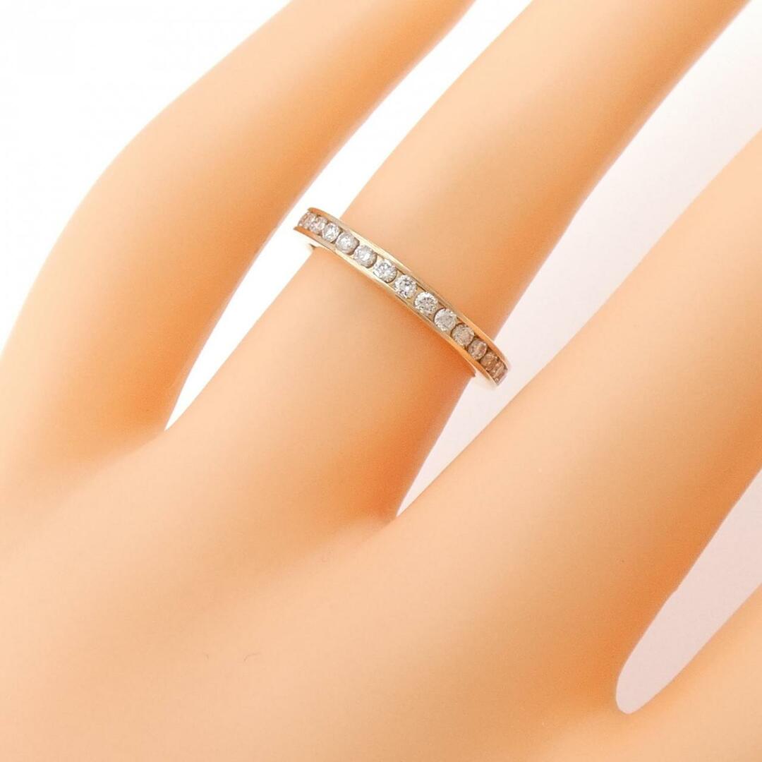 K18PG フルエタニティ ダイヤモンド リング 0.54CT レディースのアクセサリー(リング(指輪))の商品写真