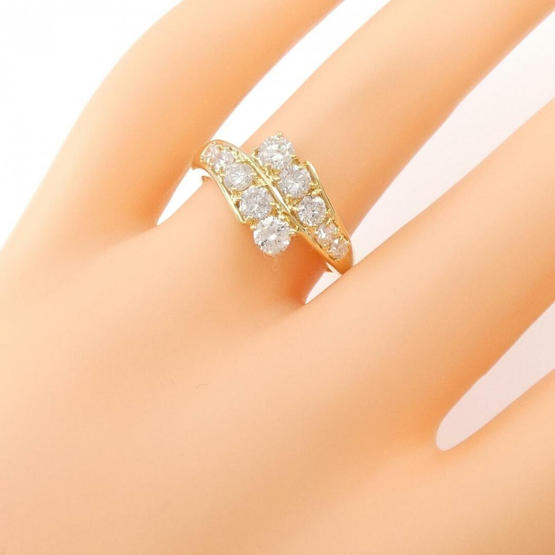 K18YG ダイヤモンド リング 1.12CT レディースのアクセサリー(リング(指輪))の商品写真