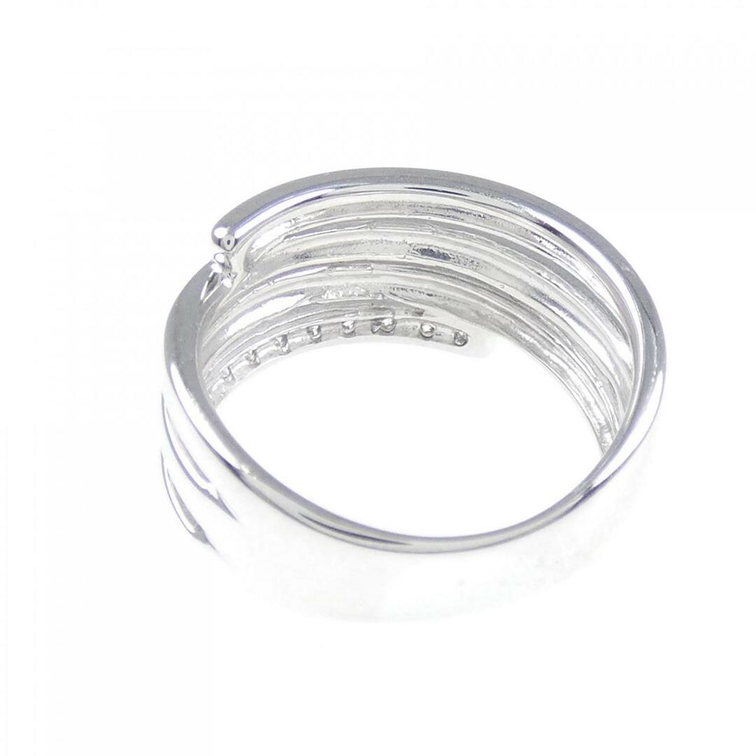 K18WG ダイヤモンド リング 0.10CT レディースのアクセサリー(リング(指輪))の商品写真