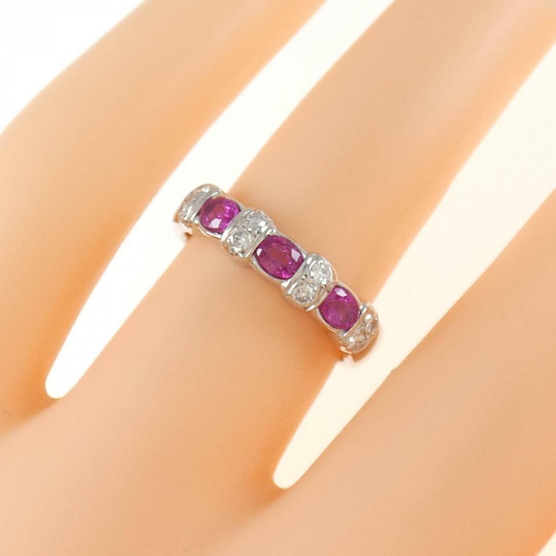 PT ルビー リング 0.43CT レディースのアクセサリー(リング(指輪))の商品写真