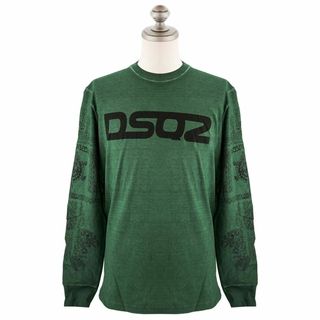 ディースクエアード(DSQUARED2)のDSQUARED2 ディースクエアード ロングTシャツ S71GD1277 S22507 OVER SURF T-SHIRT メンズ 727 MILITARY GREEN Mサイズ(Tシャツ/カットソー(七分/長袖))