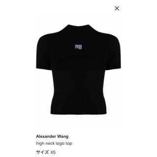 アレキサンダーワン(Alexander Wang)のAlexander Wang high neck logo top✨(ニット/セーター)