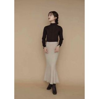 l'or Mermaid tweed skirt  Sサイズ(ロングスカート)