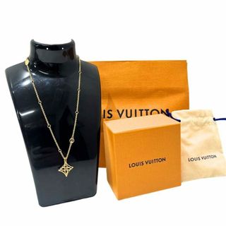 ルイヴィトン(LOUIS VUITTON)のLOUIS VUITTON ルイヴィトン ネックレス ツイッギー ポインテッド フラワー M00980 ゴールド レディース 付属品あり 【美品】 22403K477(ネックレス)