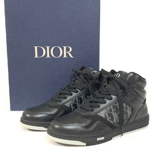 ディオール(Dior)の【未使用品】ディオール オブリーク ハイカット スニーカー メンズスニーカー(スニーカー)