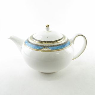 ウェッジウッド(WEDGWOOD)の美品 WEDGWOOD ウェッジウッド カーゾン ティーポット 茶器 紅茶 SO1091F (その他)