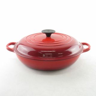 ルクルーゼ(LE CREUSET)の未使用 Le Creuset ルクルーゼ ビュッフェキャセロール 両手鍋 26cm ホーロー 琺瑯 料理 SO1062E (鍋/フライパン)