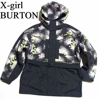 エックスガール(X-girl)のX-girl x BURTON 花柄 スノボ ジャケット スノーボード ウェア(ウエア/装備)