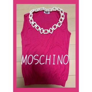 モスキーノ(MOSCHINO)のMOSCHINO    トップス　(コットン100%)(タンクトップ)