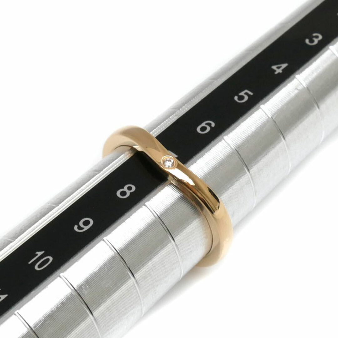 Cartier(カルティエ)のCARTIER カルティエ K18PG ピンクゴールド バレリーナ カーブ ウェディング 3P ダイヤ リング・指輪 CRB4098647 ダイヤモンド 7号 47 2.4g レディース【中古】【美品】 レディースのアクセサリー(リング(指輪))の商品写真