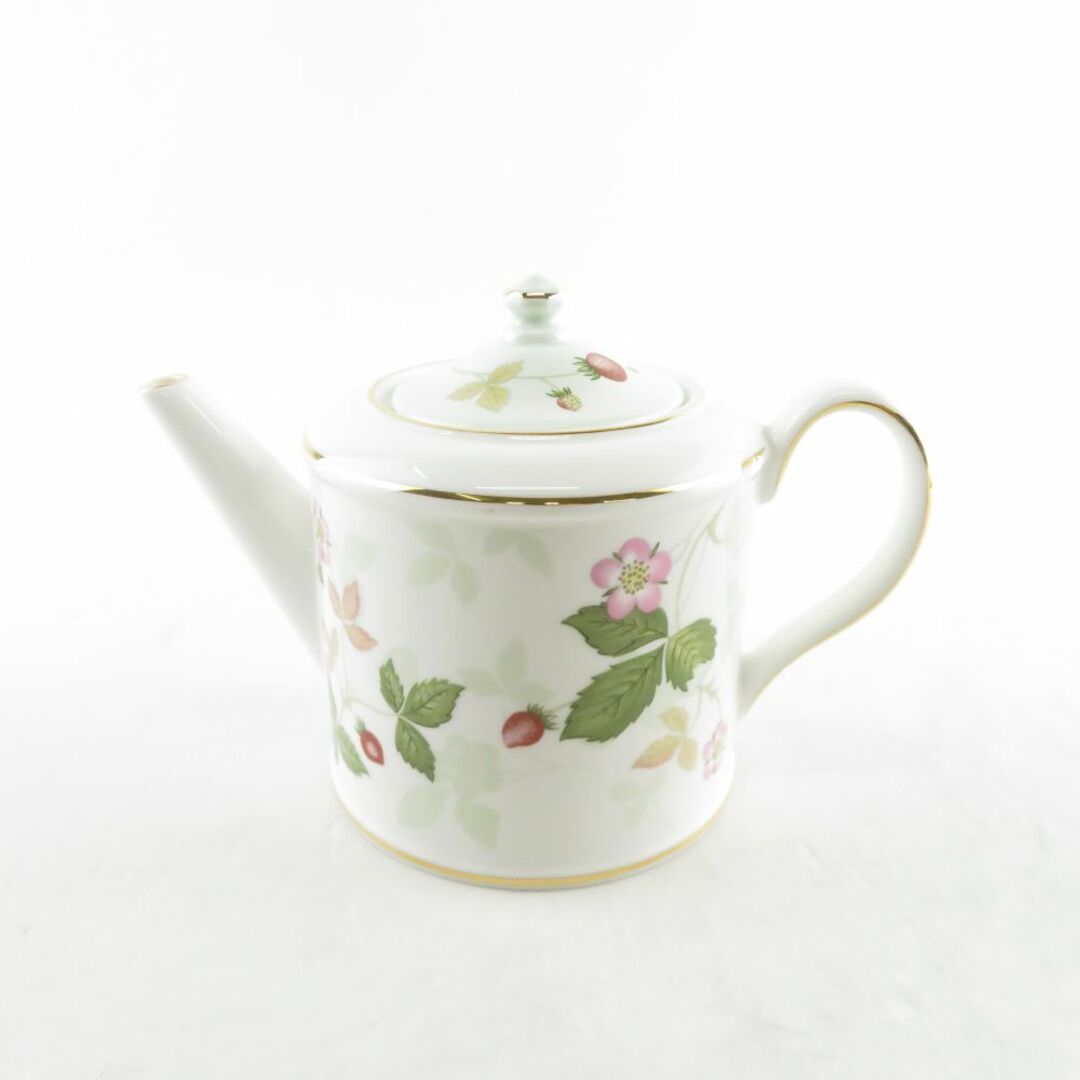 WEDGWOOD(ウェッジウッド)の美品 WEDGWOOD ウェッジウッド ワイルドストロベリー パステル スモールティーポット 茶器 SO1054T  インテリア/住まい/日用品のキッチン/食器(その他)の商品写真