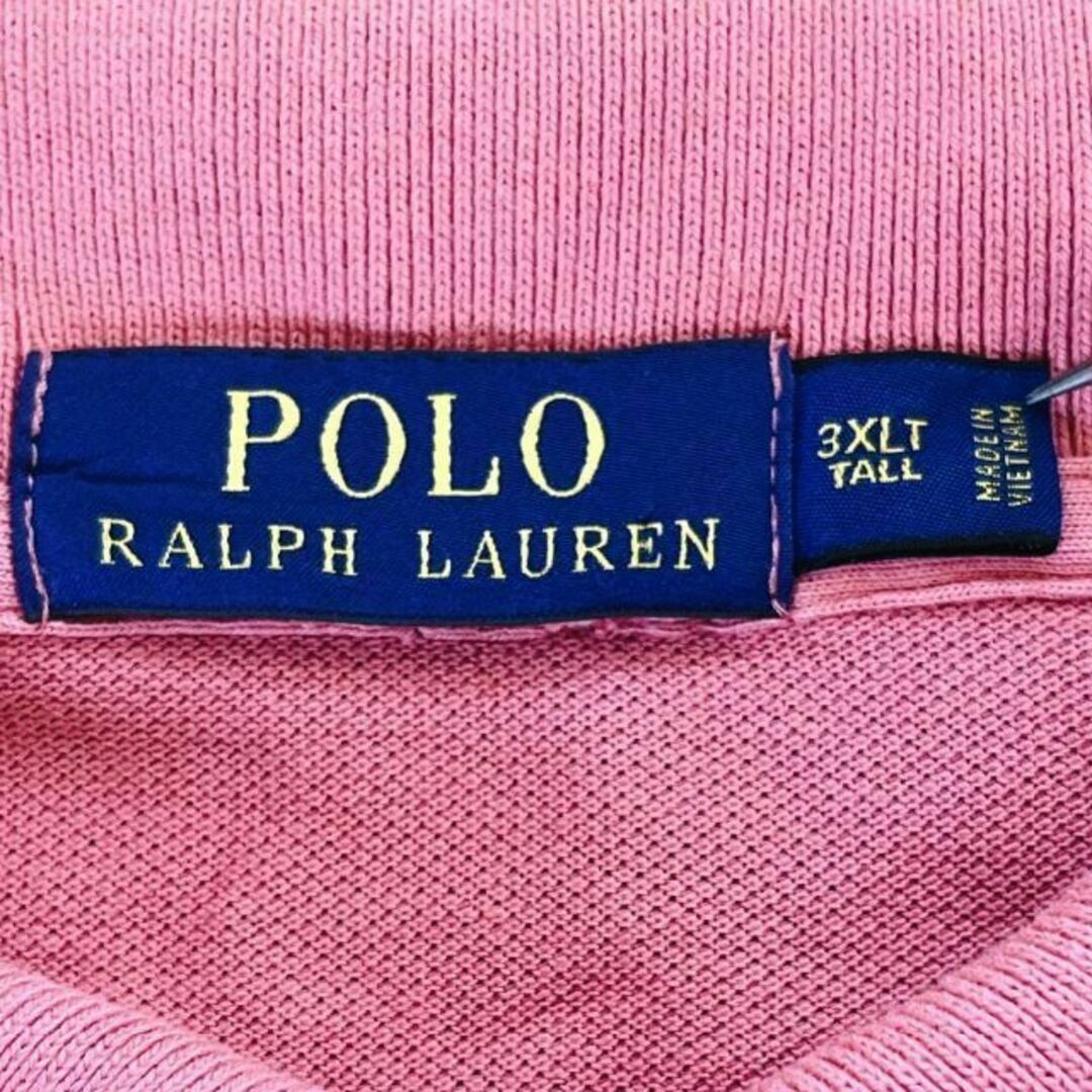 POLO RALPH LAUREN(ポロラルフローレン)の42n ポロラルフローレン 鹿の子 半袖ポロシャツ 3XLT ビッグサイズ メンズのトップス(ポロシャツ)の商品写真