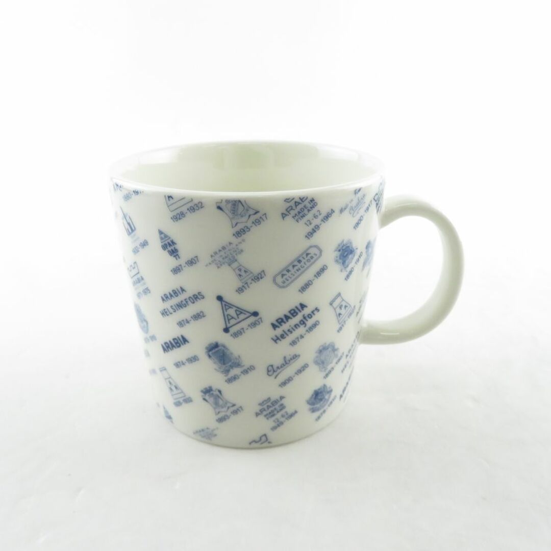 ARABIA(アラビア)の美品 ARABIA アラビア FACTORY VISIT MUG ファクトリーマグ マグカップ 北欧 フィンランド 旧ロゴ SY8849V  インテリア/住まい/日用品のキッチン/食器(グラス/カップ)の商品写真